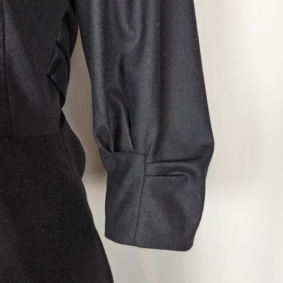 See by Chloe Wool Sheath Dress Black Size 4 - Picture 15 of 16
